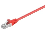 Goobay 95539 červená / Patch kabel / F/UTP / CAT 5e / 1,5 m (95539)
