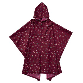 Rifle Paper Co. Pončo do deště Ditsy Dahlia, červená barva, plast