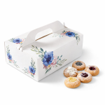 Výslužková krabice s rukojetí Blue 26x18x9,5cm