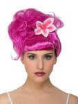 Ptakoviny.cz Paruka s kytkou růžová