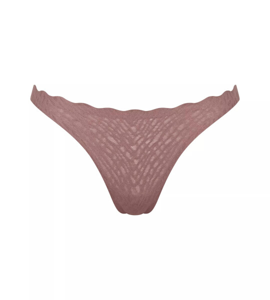 Dámská tanga ZERO Feel Bliss String - BROWN - sv. hnědé 1141 - SLOGGI BROWN XXL