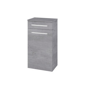 Dřevojas - Nízká skříňka DOS SNDZ 50 - D01 Beton / Úchytka T01 / D01 Beton / Levé 156190A