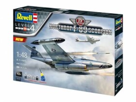 Revell Northrop F-89 Scorpion 75th Anniversary obsahuje barvy a lepidlo Gift Set 05650 1:48