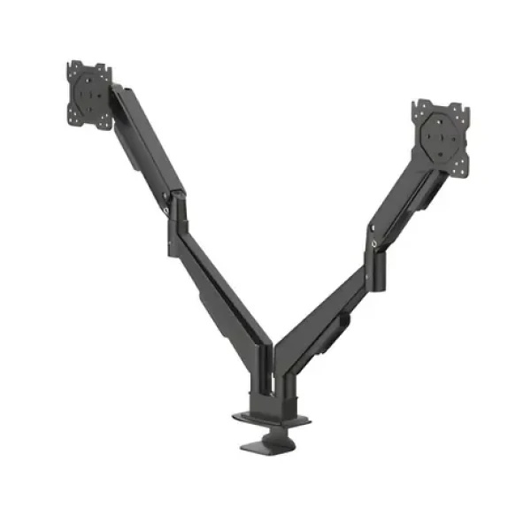 Hama Stolní držák pro 2 monitory černá / Držák pro monitory / plynová pružina / VESA 75x75/100x100 / 17-35"