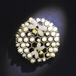 Brož Swarovski Elements Marchegiana, Barevná/více barev