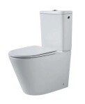 Kielle - Nefia WC kombi set s nádržkou a sedátkem softclose, Vortex Rimless, bílá 30227000