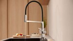 HANSGROHE - Talis Select M54 PowderSpray Dřezová baterie s flexibilním ramenem a sprškou, EcoSmart, chrom 72861000