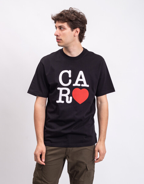 Tričko Carhartt WIP S/S I Hartt T-Shirt Black