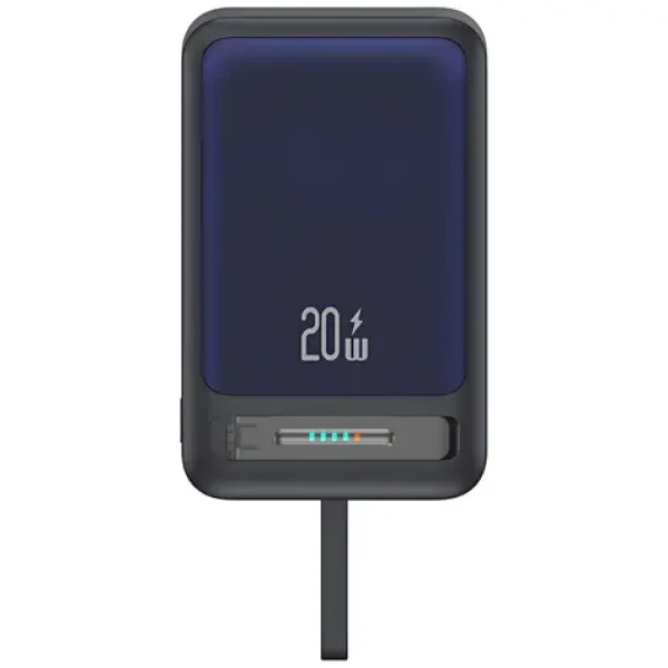USAMS CD219 XM Series 10000mAh černá / Power Bank / Magnetické bezdrátové nabíjení 15W / PD 20W (10KCD21901)