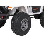 Mamido Elektrické autíčko Extreme Sport 4x4 s proměnlivou velikostí bílé