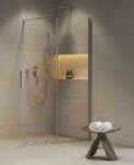 RAVAK - Roll Sprchová stěna Walk-In 110x195 cm, chrom/čiré sklo X9WVD0C00Z1