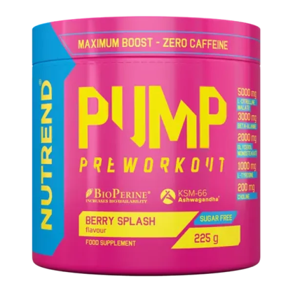 PUMP - Nutrend (berry splash, 225 g) (77683-1-225g-berrysplash)