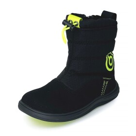 Dětské zimní barefoot boty s membránou Bugga RUBA Black B00197-10 - 27