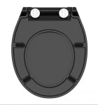 Schütte SLIM BLACK| Duroplast, Soft Close 4008431827100