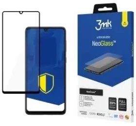 3mk NeoGlass Samsung Galaxy A22 4G (SM-A225) černá / Hybridní sklo / 0,3 mm / Odolné proti prasknutí