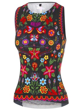 Cyklodres bez rukávů CYCOLOGY Frida Black, dámský (Motiv Frida Black, velikost M)