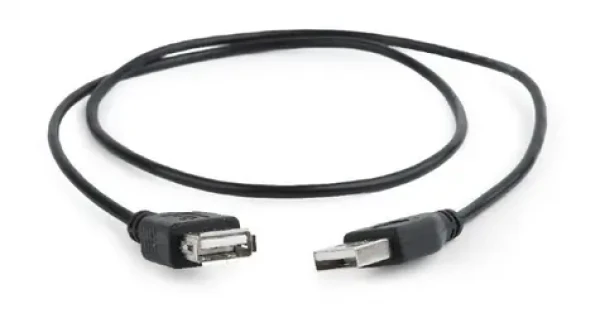 Gembird CC-USB2-AMAF-75CM/300-BK USB 2.0, 0,75m, černý