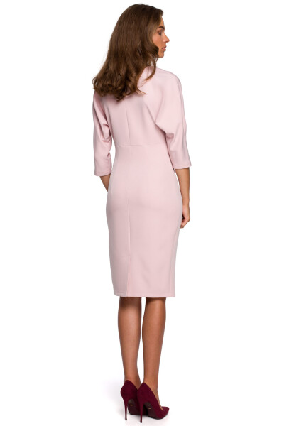 Stylove Šaty S242 Powder Pink XXL