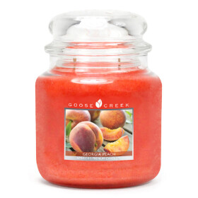Goose Creek - Broskev Svíčka ve skle 450 g