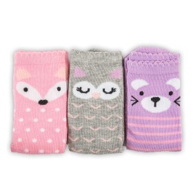 Veselé ponožky FUNNY dívčí - 3pack, Pidilidi, PD0135-01, holka - 31-34