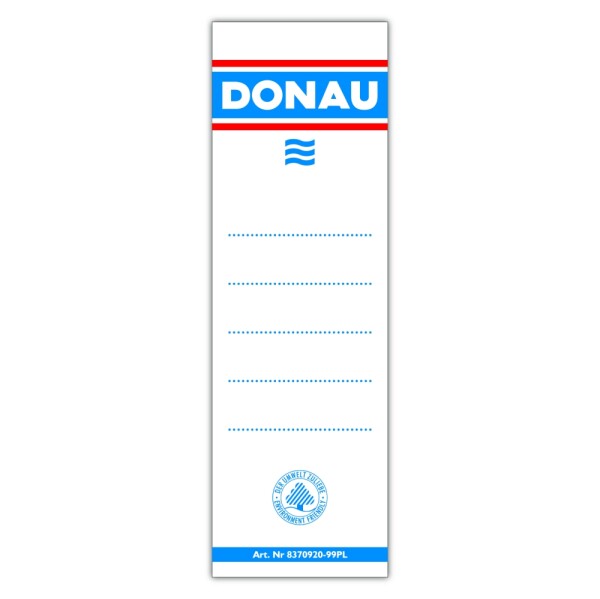 DONAU štítky, samolepicí, bílé