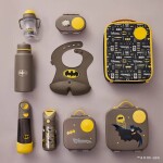 B.box Termoska na pití s brčkem 350 ml - Batman