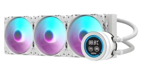 DarkFlash DN-D360 bílá / AiO chladič CPU / 3x 120 mm / ARGB podsvícení / 800-1800 RPM / Intel + AMD (DN-D360 WHITE)