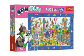 Puzzle s hledáním obrázků Spy Guy: Zábavní park/100 dílků