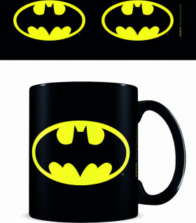 Hrnek Batman symboly (černý) - Pyramid