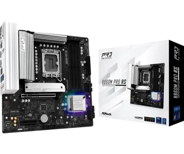 ASRock B860M Pro RS / B860 / LGA 1851 / 4x DDR5 / PCIEx 16 / 2.5GLAN / mATX (90-MXBRP-A0UAYZ)