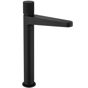 CERANO - Umyvadlová stojánková baterie Loreta Grip - vysoká - černá matná CER-423592