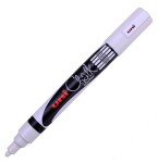 Křídový popisovač UNI Chalk Marker PWE-5M, 1,8-2,5 mm - bílý