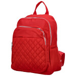 Stylový dámský textilní batoh Dinara, červený