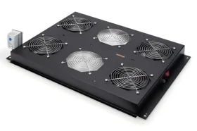DIGITUS 19" černá / Větrací jednotka / 4 ventilátory / termostat / pro Unique Server (DN-19 FAN-4-SRV-B)