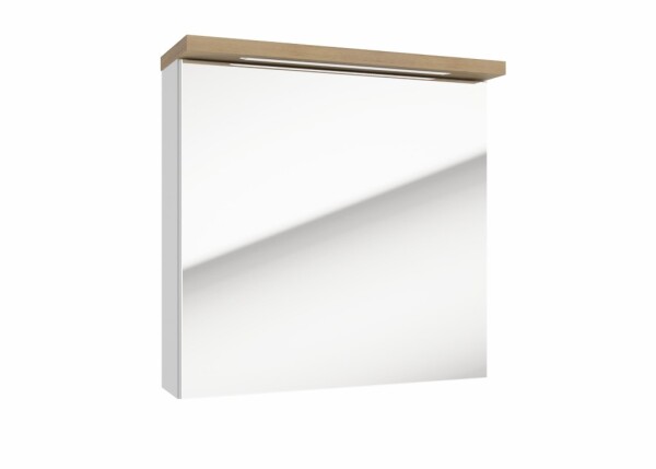 Zrcadlová skříňka Naturel Stilla + LED 60x60 cm bílá STILLAE06017 STILLAE06017