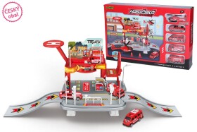 Hasičská stanice s auty 65x19x24,5 cm - český obal, Wiky Vehicles, W049936