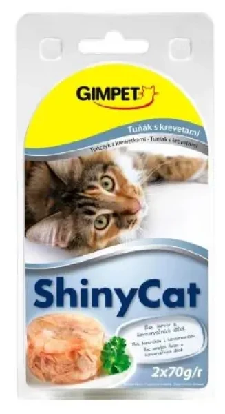Gimborn konzerva SHINY CAT tuňák 2x70g (4002064913575)