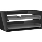 MEXEN - Box-A skříňka pro umyvadlo 100, 2 zásuvky, černá lesk 91AX0-1000-470-2-70