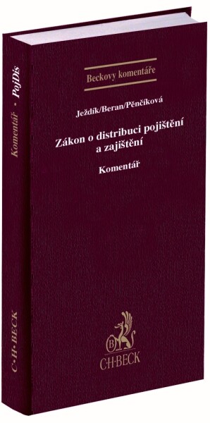 Zákon distribuci pojištění zajištění Komentář