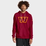 Nike Pánská mikina Washington Commanders NFL 2025 Sideline Standard Issue Hoodie - Vínová Velikost: 2XL