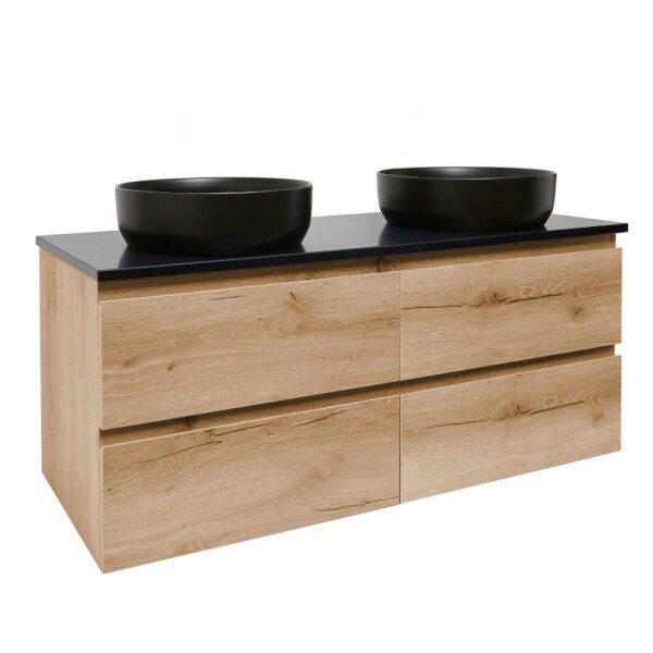 Koupelnová skříňka s krycí deskou SAT B-Way 119x50x45 cm dub mat BWAY2120OAKTK BWAY2120OAKTK