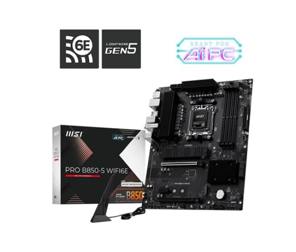 MSI MB Sc AM5 PRO B850-S WIFI6E, AMD B850, 4xDDR5, WiFi, 1xHDMI, 1xDP EDF_2648792