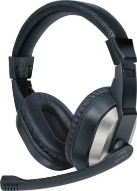 SPEED LINK THEBE Stereo Headset černá / Sluchátka s mikrofonem / Přes hlavu / Sklopný mikrofon / Ovládání na kabelu