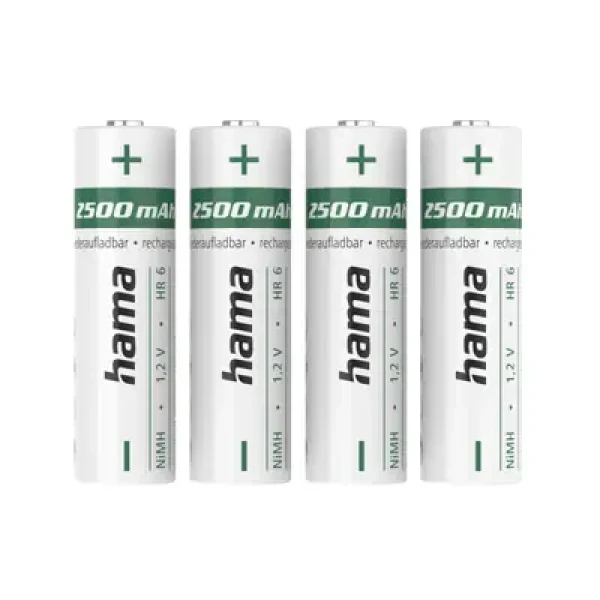 Hama nabíjecí baterie AA Mignon 2500 mAh 4ks / Ni-MH (223531)