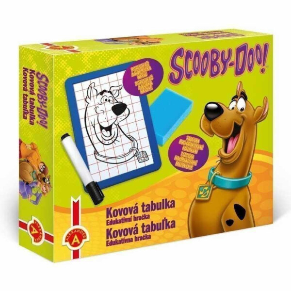 Scooby-Doo! - Kovová tabulka / Edukativní hračka