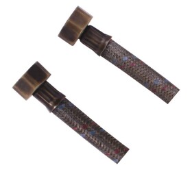 SAPHO - Flexibilní nerezová hadice FxF 1/2"x1/2", 40cm, bronz 33413