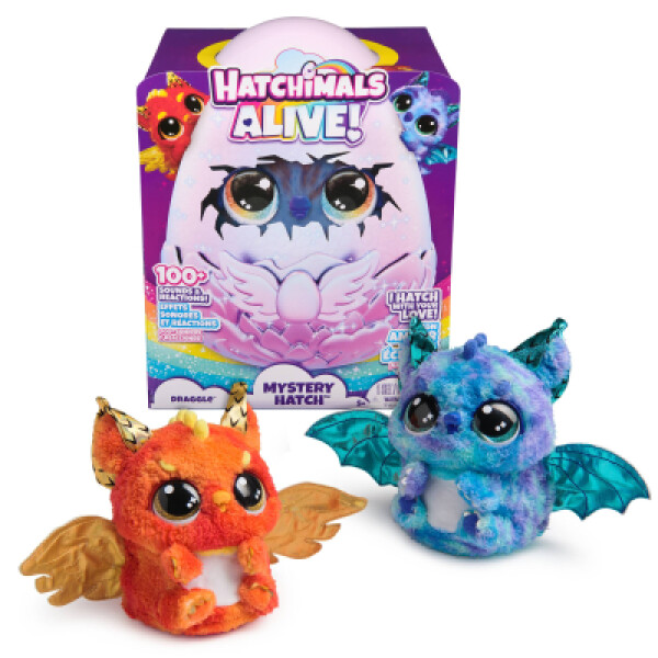 Hatchimals Líhnoucí se interaktivní zvířátko Dráček