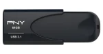 PNY Attaché 4 64GB černá / Flash disk / USB 3.2 Gen 1 / čtení 80 MB/s / zápis 20 MB/s (FD64GATT431KK-EF)