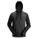 Snickers Workwear Dvojbarevná mikina s kapucí šedočerná velikost 2XL (28425804008-B)