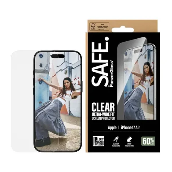 PanzerGlass SAFE Apple iPhone Air s instalačním rámečkem (SA92447)